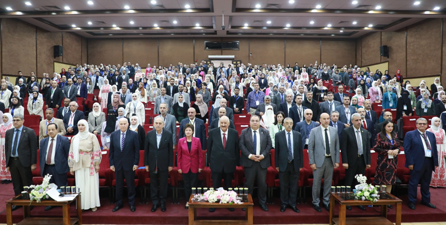 The two-day conference features discussions on 160 research papers with the participation of 750 health researchers from various countries (Photo courtesy of Zarqa University)