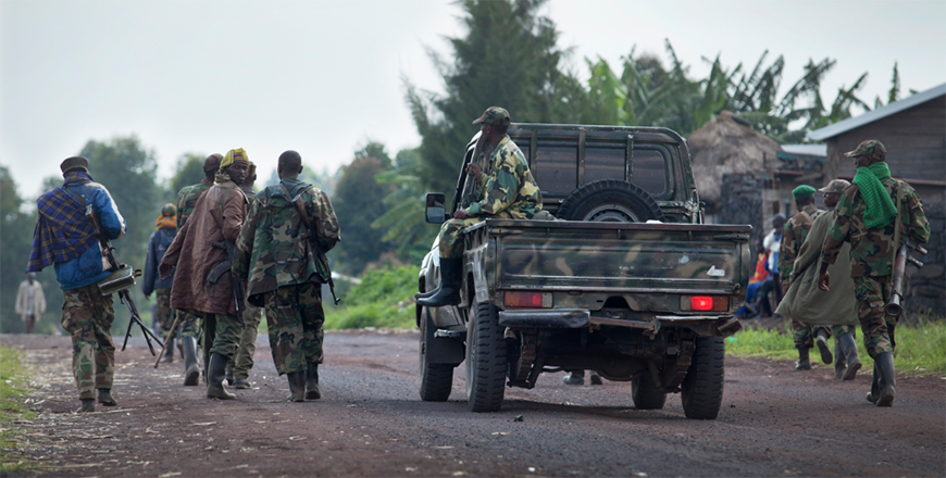 Armed fighters from the M23 group, which has taken control of eastern DR Congo's key major town of Goma, on Saturday set about expelling thousands of people they say are illegals from Rwanda, AFP witnessed (AFP photo)