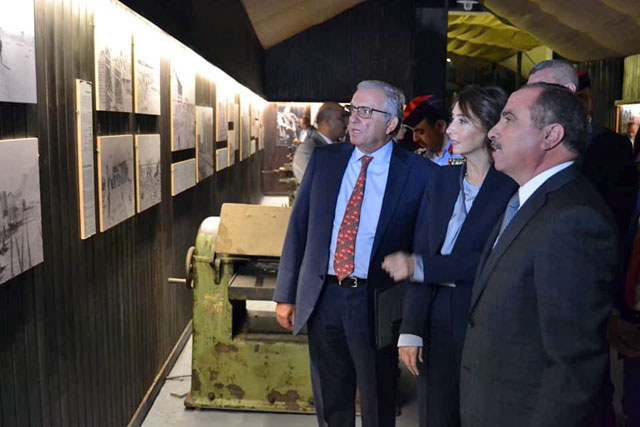 HRH Princess Rym attends the closing ceremony of the European Union National Institutes for Culture Jordan’s second edition of ‘Heritage Days’ on Tuesday (Photo courtesy of Amman Railway Station)