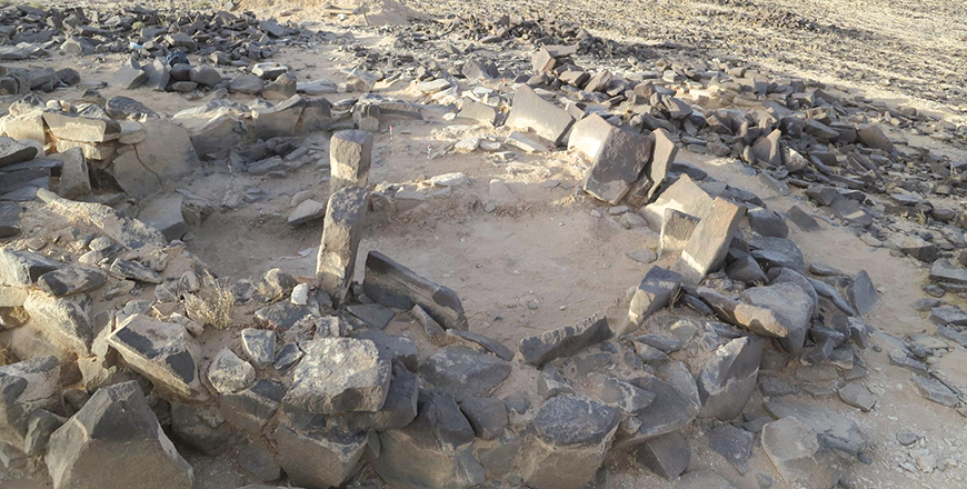 South Slope 1, with Wadi Qattafi in the background (Photo courtesy of the EBAP)