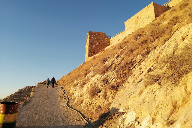 The mediaeval Shobak Castle located some 200km south of Amman (Photo courtesy of Mediaeval Petra-Shobak Project)