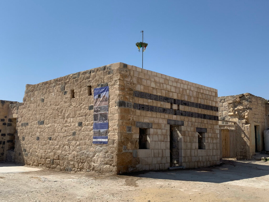 The north facade of Madafeh in October 2021  (Photo courtesy of Claudia Bührig)