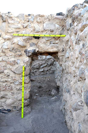 The interior of a 3,100-year building at Tell Abu Al Kharaz (Photo courtesy of University of Gothenburg)