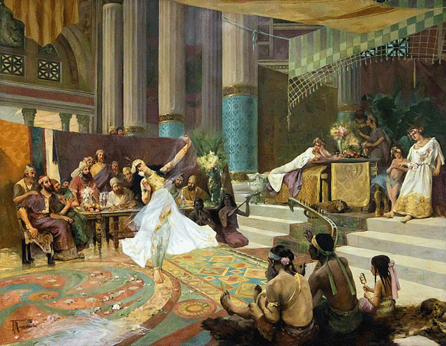  The Dance of Salome by Andrea Marchisio, oil on canvas