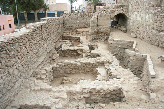 The remains of the Ayyubid and Mamluk khans from 14th century in Aqaba (Photo courtesy of Reem Al Shqour)