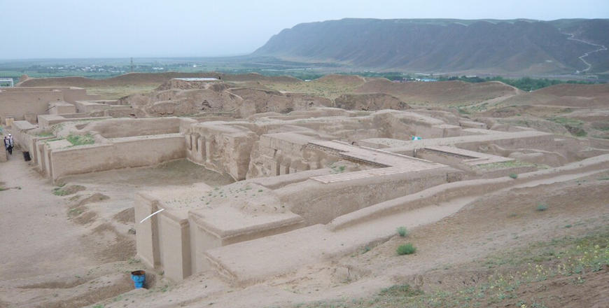 Parthian forest of Nisa in Turkmenistan (Photo of Roland Lin)