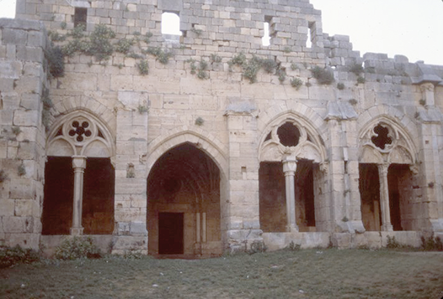 The Hall of Knights inside the Crusaders' stronghold of Krak des Chevaliers (Photo courtesy of ACOR)