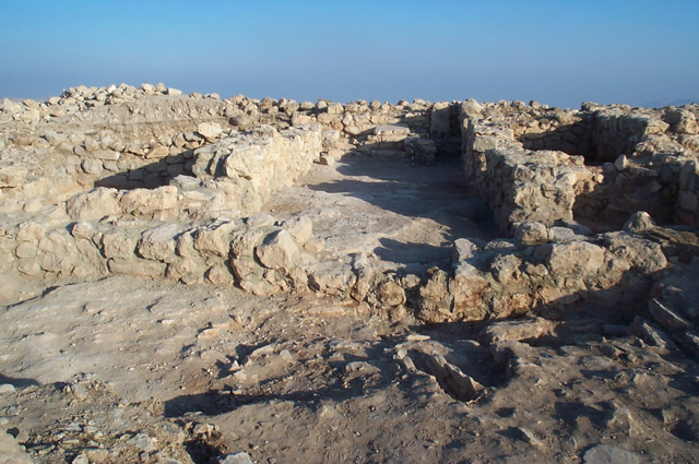 Main Sanctuary Room of the Ataruz Temple in 9th Century BC (Photo courtesy of C. Ji)