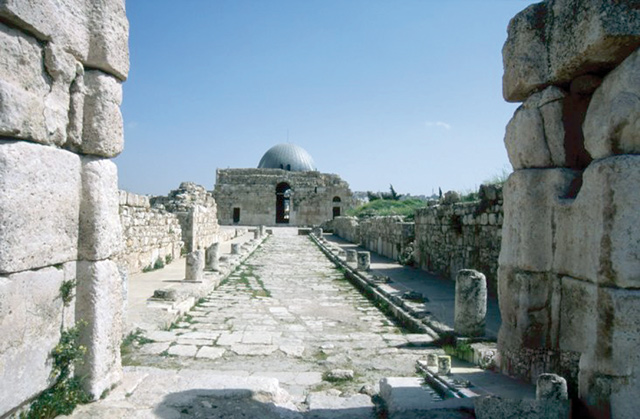 The Umayyad audience hall at the Amman Citadel (Photo courtesy of ACOR)