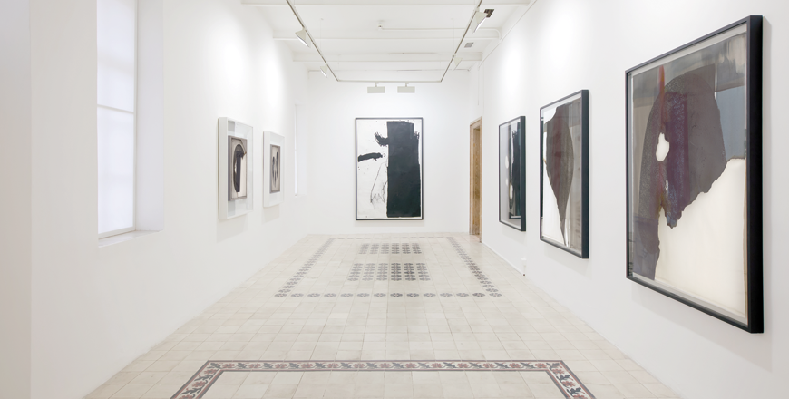 Artworks by Syrian artist Ali Kaaf on display at Darat Al Funun  (Photo courtesy of Darat al Funun)