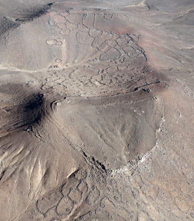 Aerial view of Tulul Al Ghusayn (Photo courtesy of APAAME)