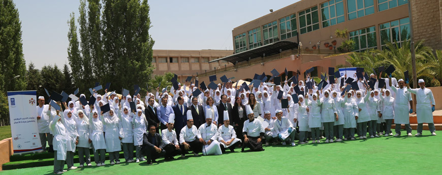 One hundred and thirty one young people, mainly women, graduated this week from the ‘Demand-Driven Vocational Training, Employment, and Entrepreneurship Skills Development Programme’ project (Photo courtesy of UNDP)