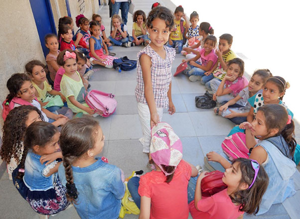 In Jordan, Syria, Lebanon, the West Bank and Gaza, close to 523,000 Palestine refugee students attend schools provided by UNRWA (Photo courtesy of UNRWA Facebook page)