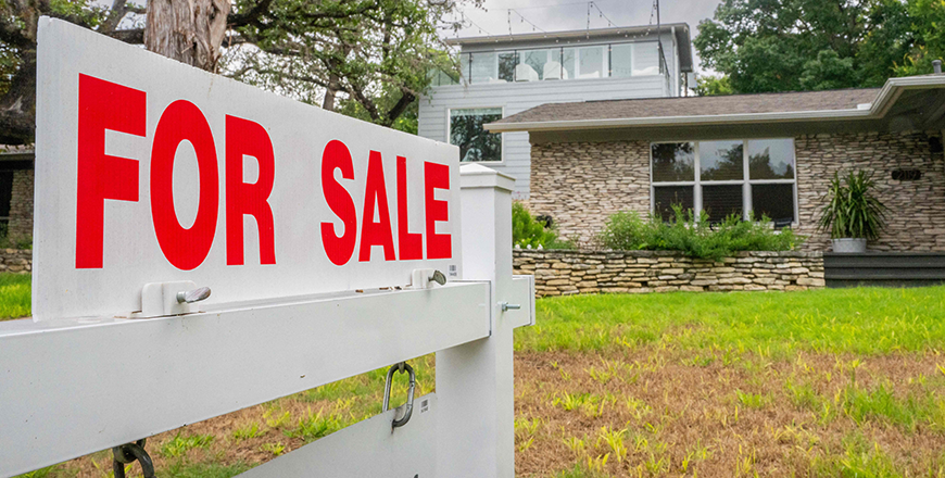 A home is available for sale on May 22, 2024 in Austin, Texas (AFP photo)