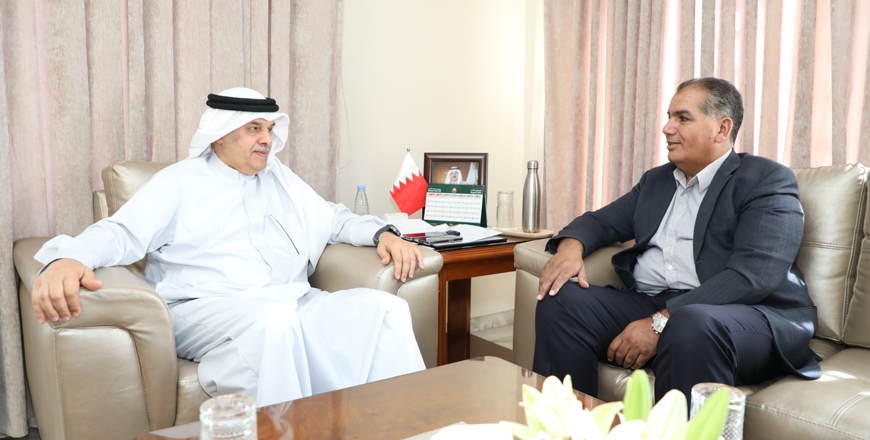  Bahrain's Ambassador to Jordan Sheikh Khalifa Abdullah Hamad Al Khalifa on Wednesday highlights the alignment of Bahraini and Jordanian perspectives on several regional and international issues (Petra photo)