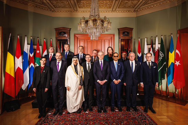 Arab-Islamic ministerial committee on Friday meets with Nordic, Benelux Union leaders (Petra photo)