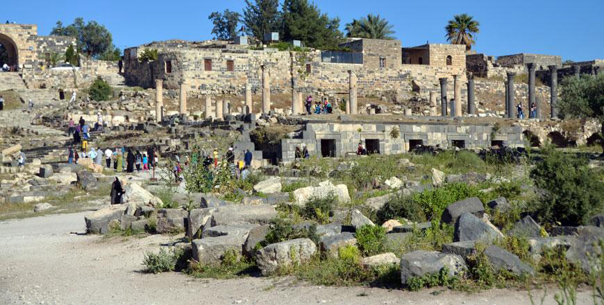 The ancient city of Gadara is located on the top of a hill, more than 100km north of Amman  (JT file photo)