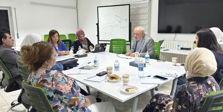 Participants during a training session for journalists organised by the Information and Research Centre - King Hussein Foundation on Wednesday (Petra photo)