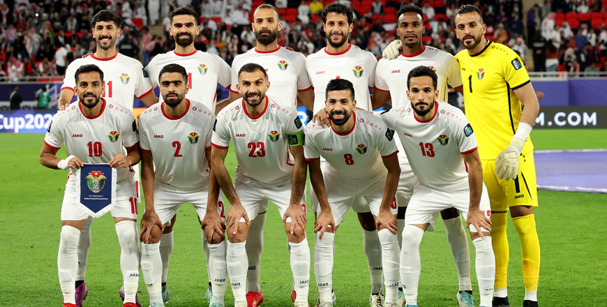 Jordan national football team is scheduled to face Palestine on Tuesday (Photo courtesy of Jordan Football Association)