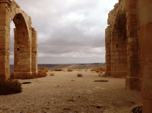 Interior of the Shobak Castle, one of the Crusader’s bastions in Transjordan  (Photo courtesy of Mediaeval Petra-Shobak Project)