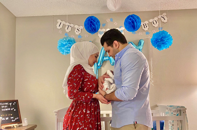 Some stories have had a happier ending following years of struggle, like that of Ramez Alghazzouli, 31, and his wife, 28-year-old Asmaa Khadem Al Arbaiin (AFP photo)