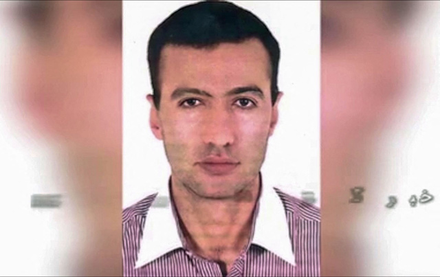 An image grab from footage obtained from Iranian State TV IRIB on April 17, 2021 shows the portrait of a man identified as 43-year-old Reza Karimi, saying the intelligence ministry had established his role in last week's ‘sabotage’ on the Natanz nuclear facility (AFP photo)