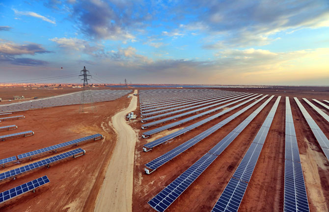 Under new regulations, an EBRD-financed solar project would enable telecoms operator Orange Jordan to cover part of its electricity demands through a process known as 'wheeling' (Photo courtesy of EBRD)