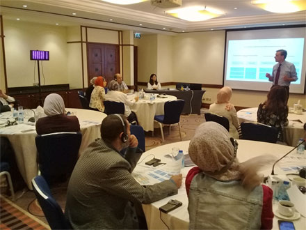Government officials receive training as part of the EU supported META Jo Project recently (Photo courtesy of EU in Jordan)