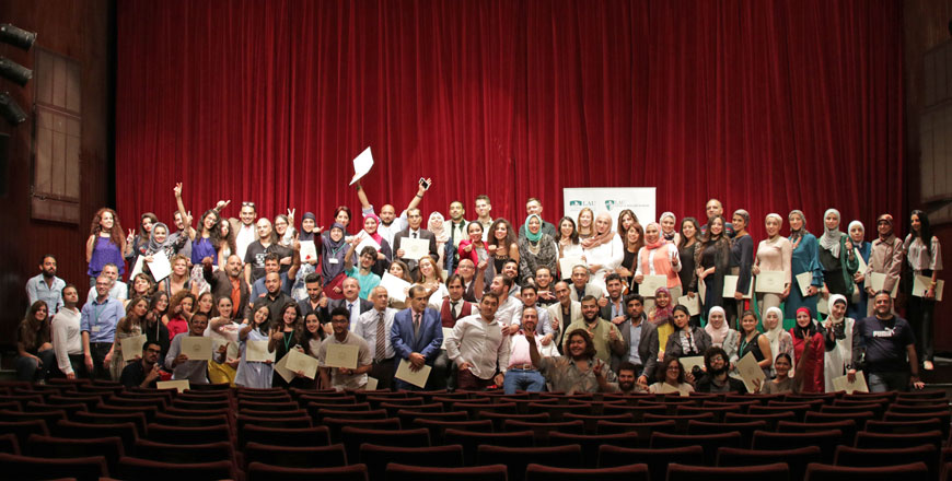 Twelve Jordanians were part of a 70-participant group hailing from Iraq, Palestine, Egypt, Gambia, Syria, Germany and Bulgaria (Photo courtesy of Lynn EL Jbeily)
