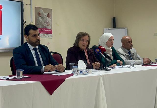 (From left to right), Rami Ayasrah, Amna Zu’bi, Hala Abed and Ahmad Mer’i (Photo courtesyby Weldali)