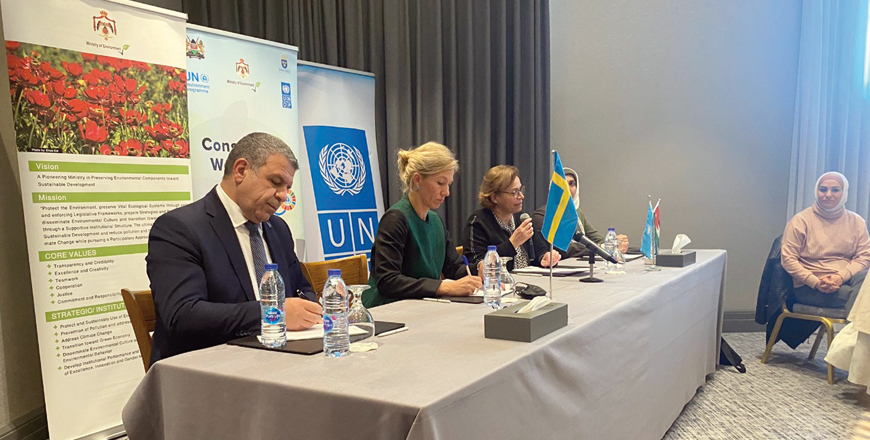 Speakers during the first national workshop for the Stockholm +50 conference on Monday (Petra photo)
