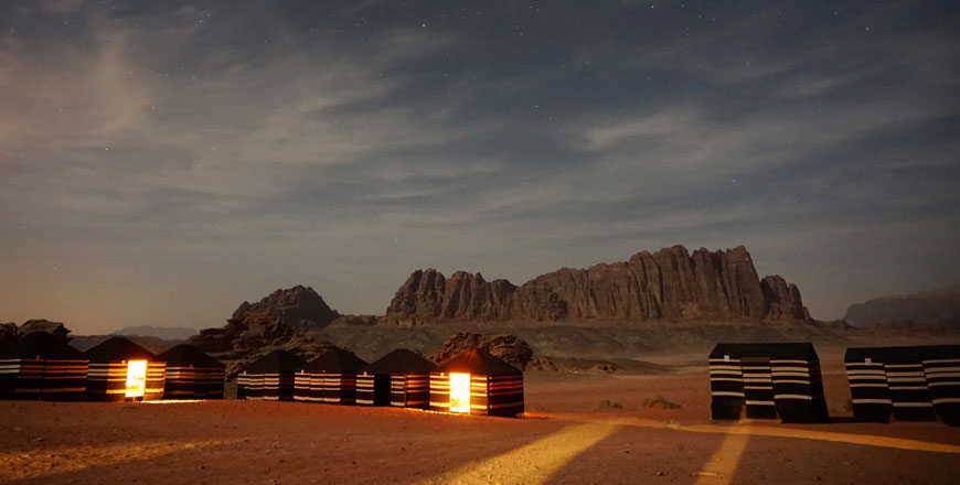 Wadi Rum, around 230km south of Amman, has provided the scenery for several Hollywood films, including 'Lawrence of Arabia' and 'The Martian' (Photo courtesy of Jessica Carpenter)