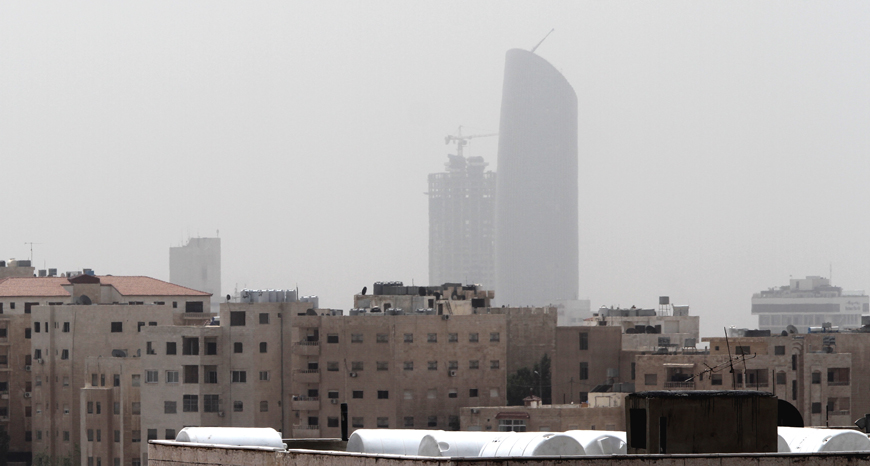 Northwesterly moderate winds are expected on Tuesday, changing into brisk in the afternoon and raising dust, especially in the badia region, the Jordan Meteorological Department said Monday (Photo by Hassan Tamimi)