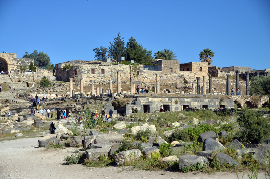 Um Qais, site of the Decapolis city of Gadara, is located some 35km northwest of Irbid in the Kingdom's north (File photo)