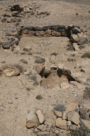 A winepress found north of Malghan in the Petra hinterland (Photo courtesy of Fawzi Abudanah)