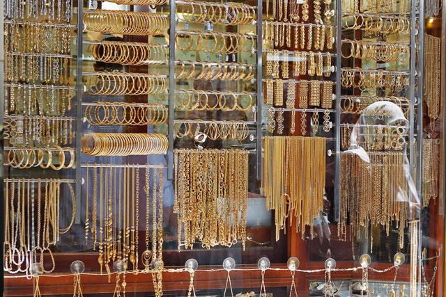 With the start of the busy wedding season, local demand for gold jewellery has increased by around 20 per cent (JT file)