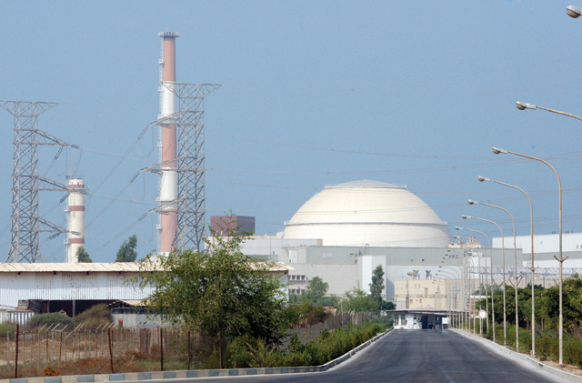 This undated photo shows the Bushehr nuclear power plant in southern Iran (AFP photo)