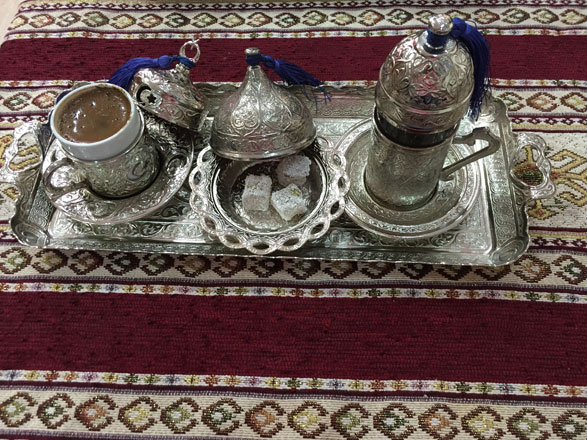 Health specialists say Turkish coffee, a staple beverage for Jordanians, should be consumed in moderation (Photo by Muath Freij)