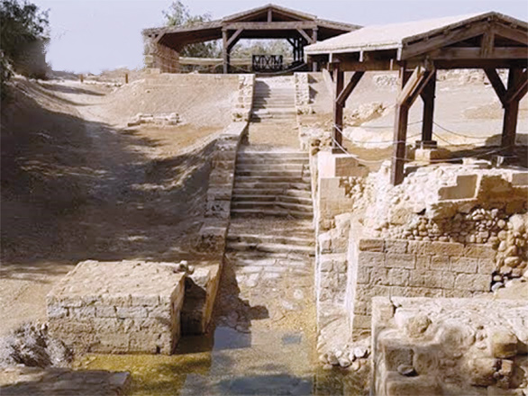   A view of the Baptism Site on the eastern side of the Jordan River (Photo courtesy of the Baptism Site Commission)