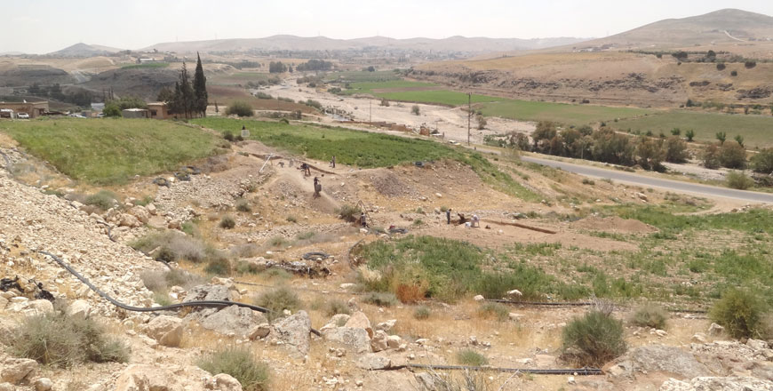The archaeological site of eh-Sayyeh (Photo courtesy of Karin Bartl)
