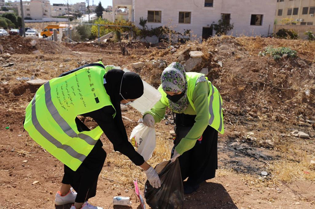 The ‘Eco-Neighbourhoods and Clean-Up Days’ awareness programme kicked off in Madaba (Photo courtesy of EU)