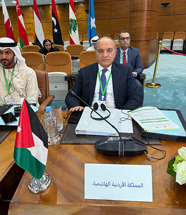 Jordan’s Permanent Representative to the Arab League Amjad Adaileh on Wednesday heads the Kingdom’s delegation at the 20th Senior Officials’ Meeting of the Arab-China Cooperation Forum (Petra photo) 