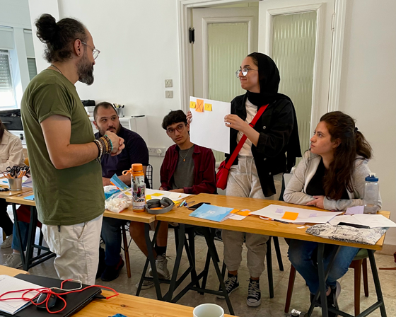 Twenty six early and mid-career designers participate in Takween’s intensive training and mentorship Product Design Fellowship programme  (Photo courtesy of the Goethe Institut)
