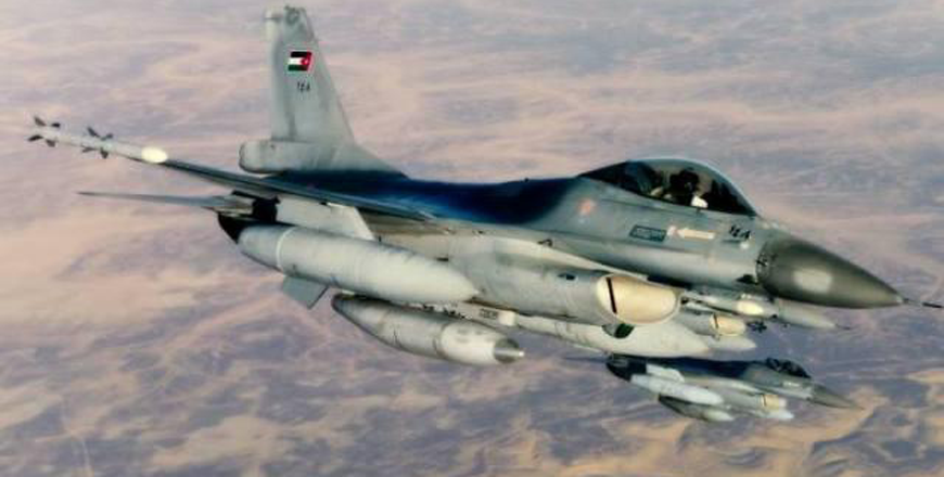 The Royal Jordanian Air Force says it increased its sorties starting from 1:00 am on Tuesday (JT file photo)