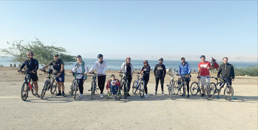 A group of cycle enthusiasts pose for a group photo (Photo courtesy of JoWheels Istagram page)