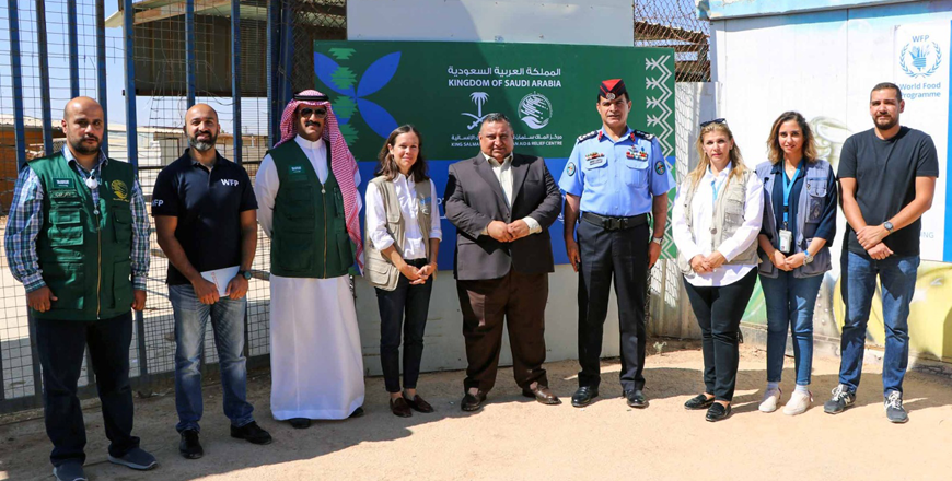 The visit follows a recent contribution of $12.8 million from Saudi Arabia (u2028Photo courtesy of KSrelief)