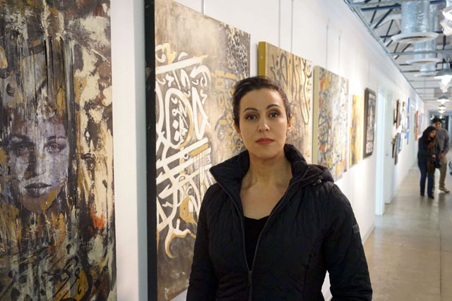 Palestinian-American visual artist Manal Deeb's works focus on Palestinian identity, women’s empowerment and the experiences of exiles (Photo courtesy of palestine.net)