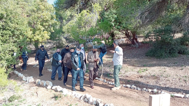 The Royal Society for the Conservation of Nature together with the German Agency for International Cooperation (GIZ), completed the renovation works of a community garden in Anjara area in Ajloun (Photo courtesy of RSCN)