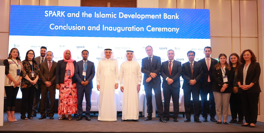 Guests pose for a photo during the inauguration of the STEP education and training programme for youth on Saturday (Photo courtesy of SPARK)