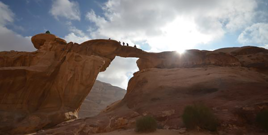 A rare lunar meteorite has been discovered in the Wadi Rum desert, marking the first confirmed find of its kind in Jordan and the Middle East (JT file)
